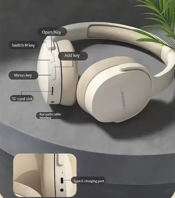 Bose&og p2961 Wireless Headphones bluetooth 5.3 Earphone....