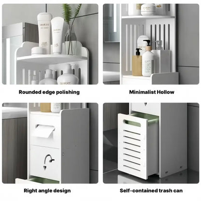 Vinyl White Mesh Bathroom Shelf - No Drill Wall-Mounted Organizer Suitable for Towels, Perfume Bottles, Soap Dishes, Space-Saving Layered Shelves with Mesh for Small Bathrooms, Moisture-Resistant Modern Bath Storage