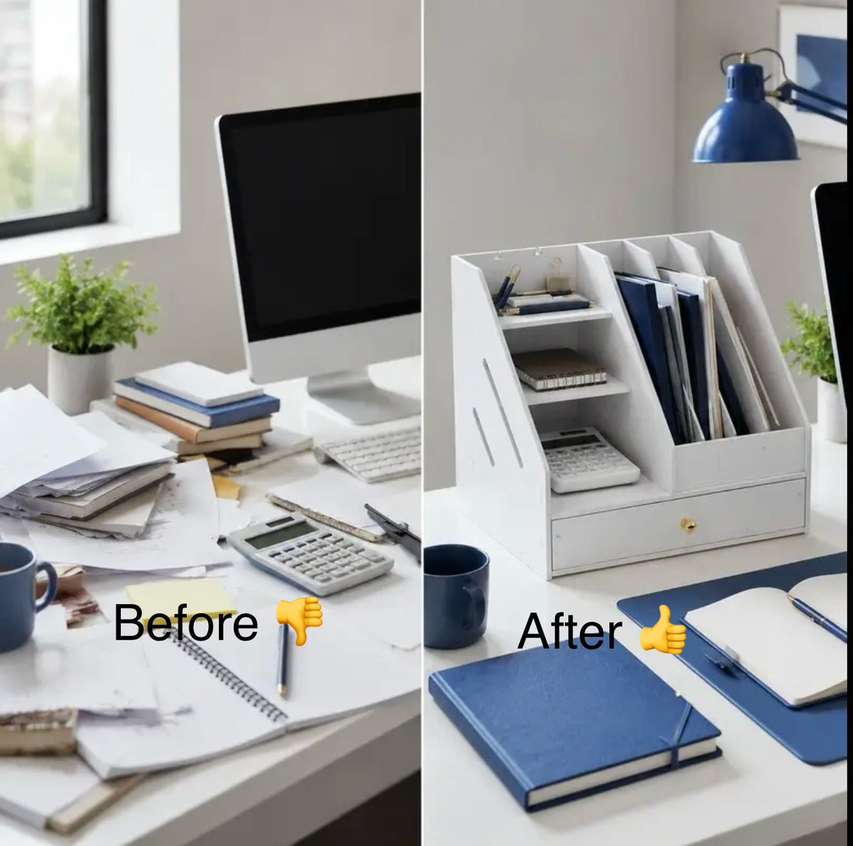 Contemporary Fixed-Form Metal Desk Shelf - Streamlined Office Storage Unit for Home Workstations, Study Desks